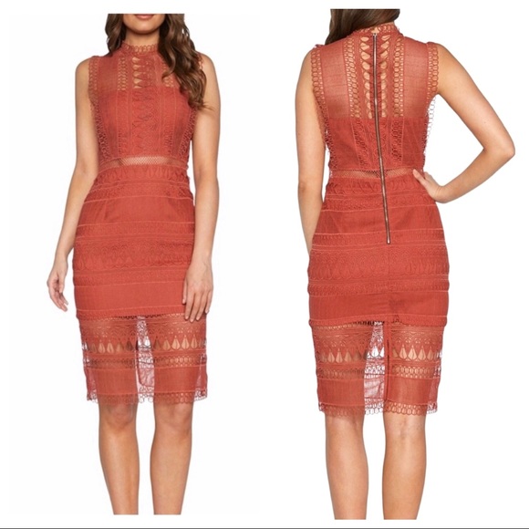 Bardot Dresses & Skirts - BARDOT Mock-Neck Lace dress